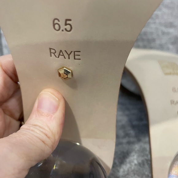 Raye Chorus Sandals with Clear Heel Bottom for Women, Size 6 1/2. - Picture 5 of 12